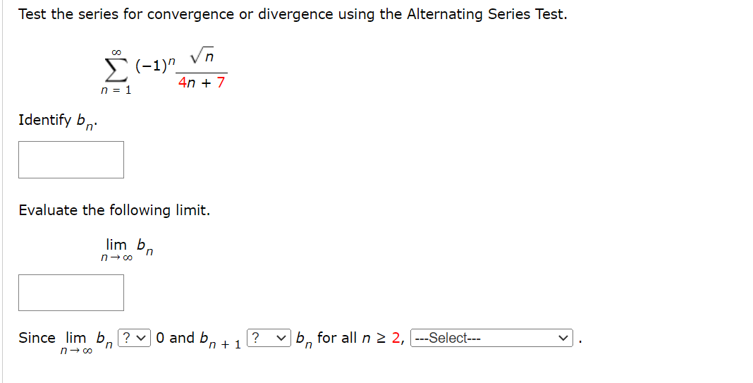 Solved Test the series for convergence or divergence using | Chegg.com