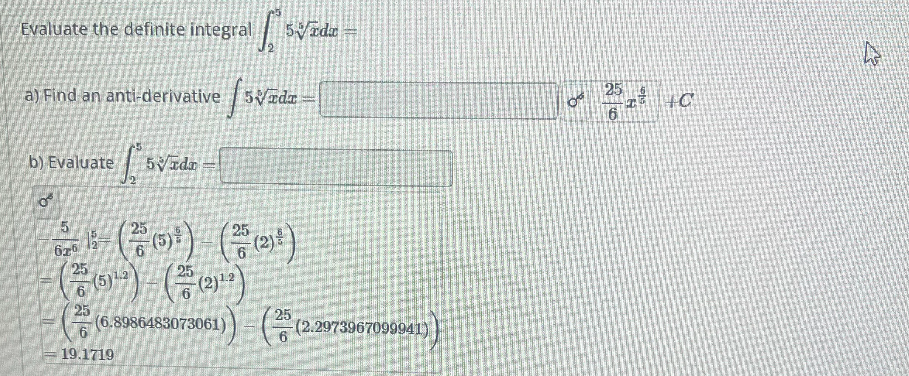 Solved Evaluate the definite integral | Chegg.com