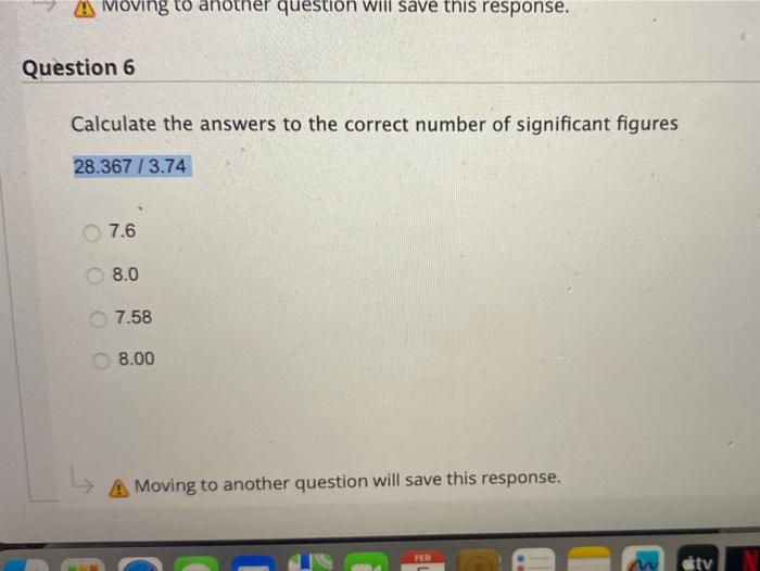 Solved Calculate the answers to the correct number of | Chegg.com