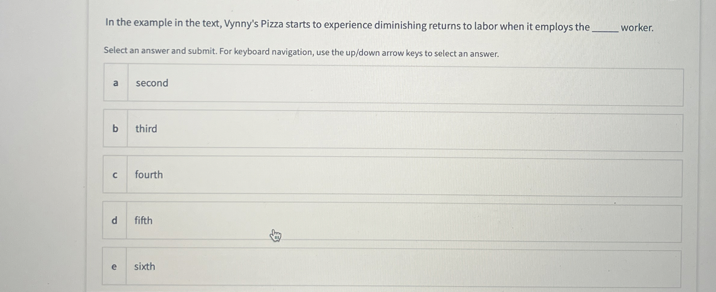 Solved In The Example In The Text, Vynny's Pizza Starts To 