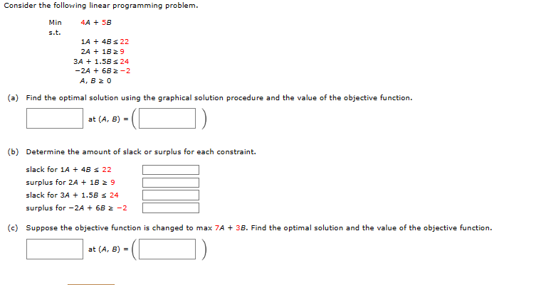 Solved Consider the following linear programming problem. | Chegg.com