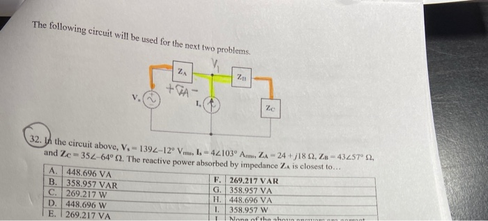 Solved The following circuit will be used for the next two | Chegg.com