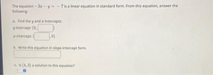 Solved Use two points on the given graph of a line to find | Chegg.com