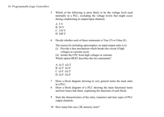 Solved Problems Questions To 6 Have Four Answer Options Chegg Com