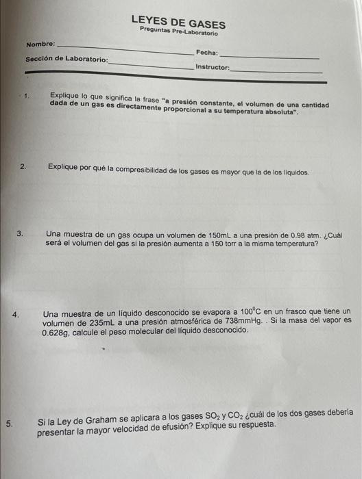 1. Explique lo que significa la frase a presion constante, el volumen de una cantidad dada de un gas es directamente proporc