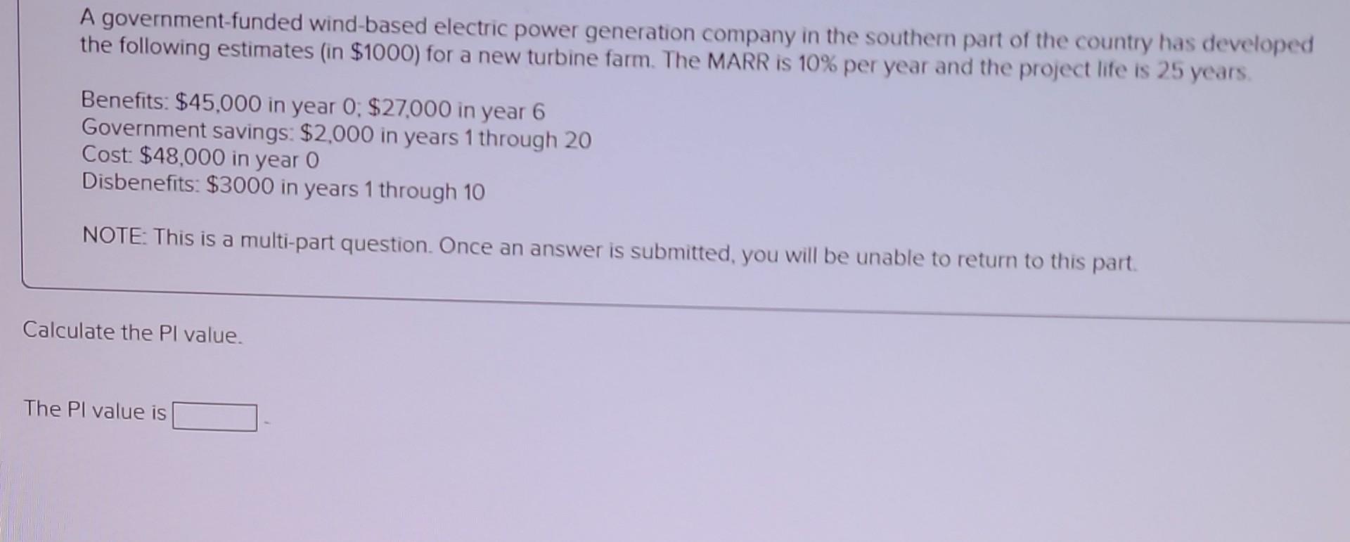 Solved A Government funded Wind based Electric Power Chegg solved-a-government-funded-wind-based-electric-power-chegg