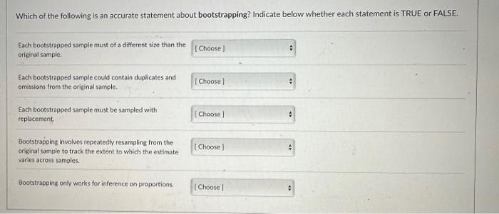Solved Which of the following is an accurate statement about | Chegg.com