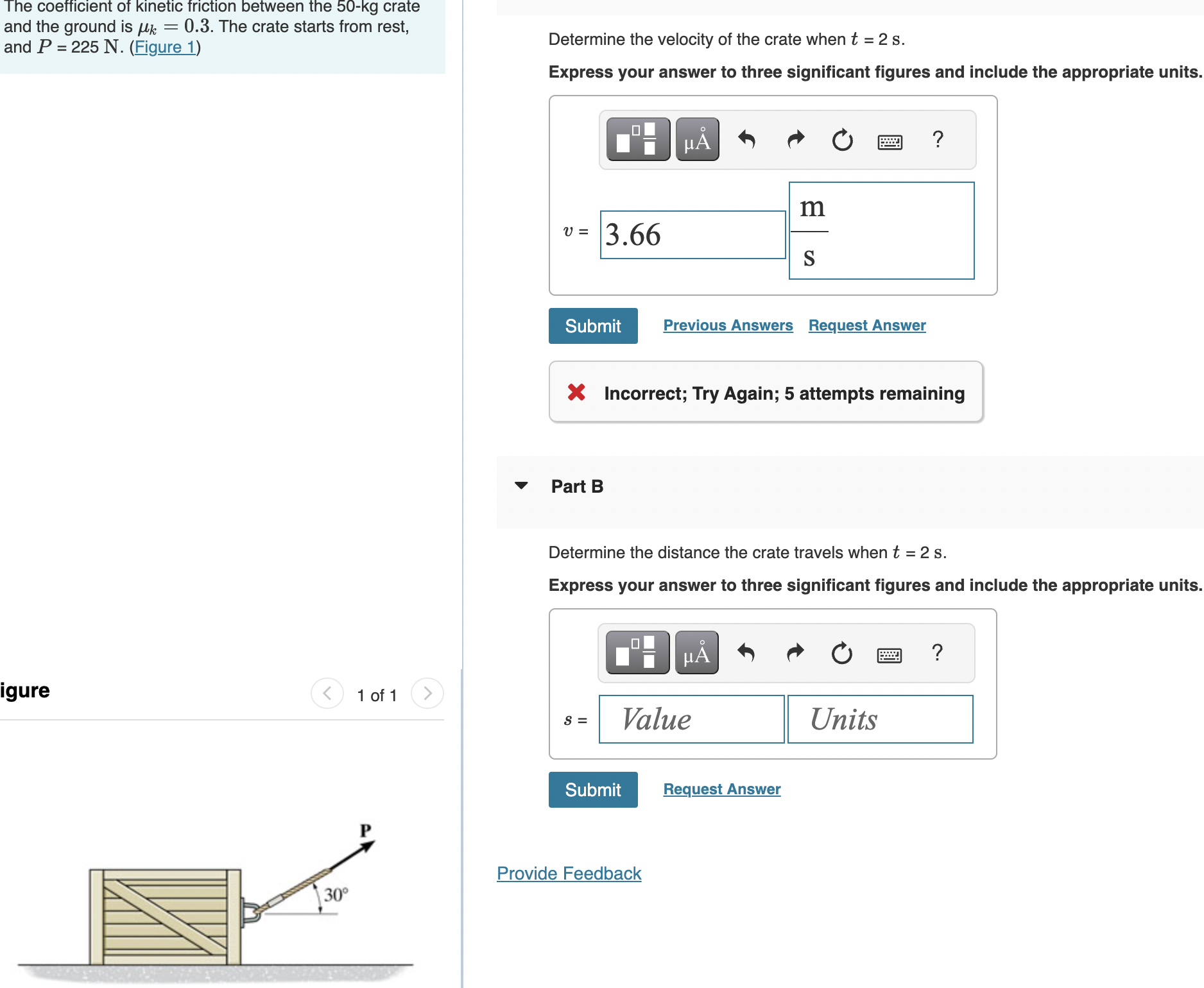 Solved The coefficient of kinetic friction between the 50-kg | Chegg.com