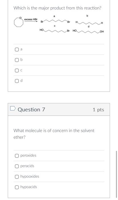 Solved An ether is an oxygen bonded to 2R groups where the R | Chegg.com