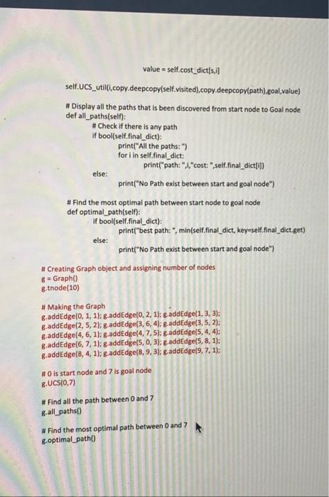 Solved class Graph: \# graph dictionary contains all the | Chegg.com