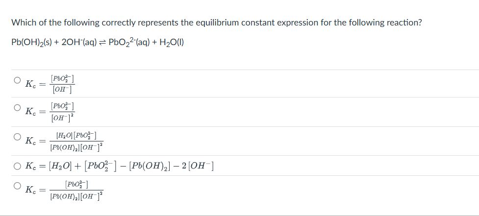 Solved Which of ﻿the following correctly represents the | Chegg.com