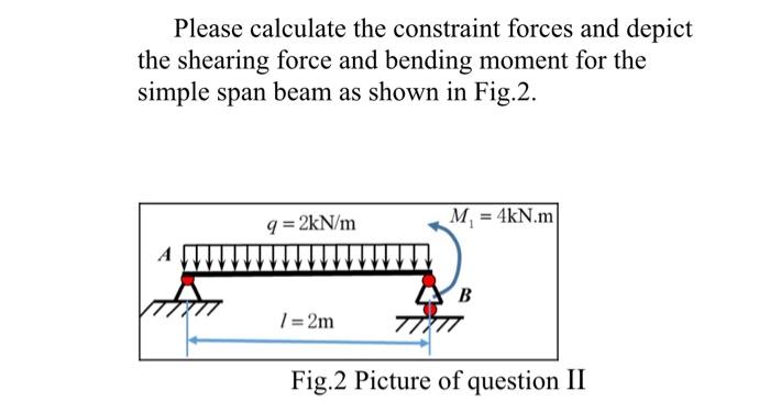 Solved Please Calculate The Constraint Forces And Depict The 