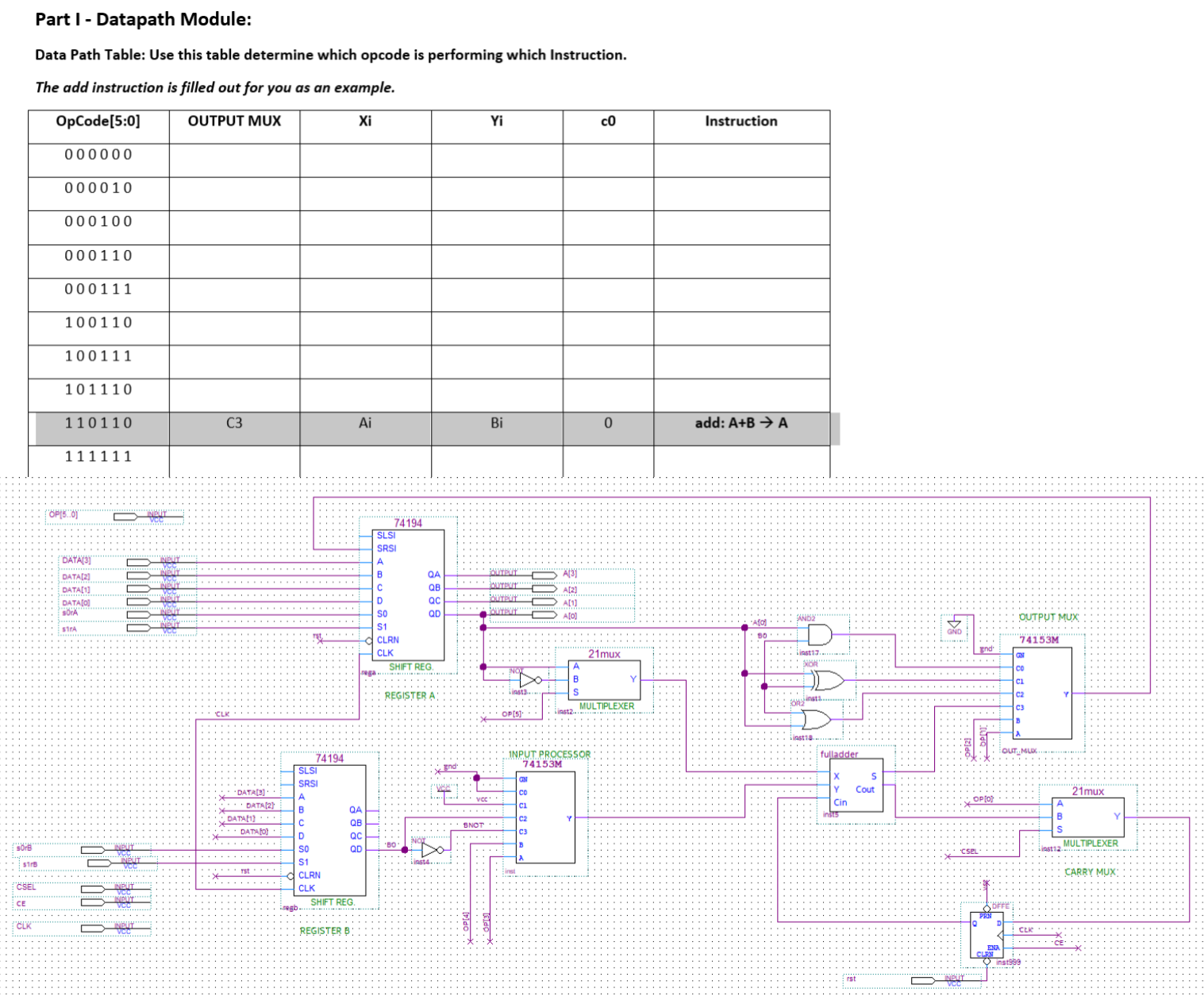 PART I. DesignDesign Specifications:Design a Serial | Chegg.com