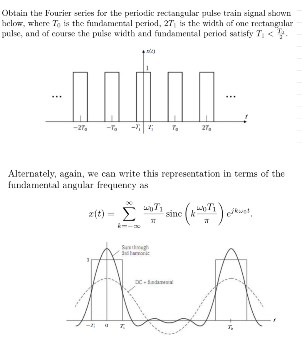 Solved Obtain the Fourier series for the periodic | Chegg.com