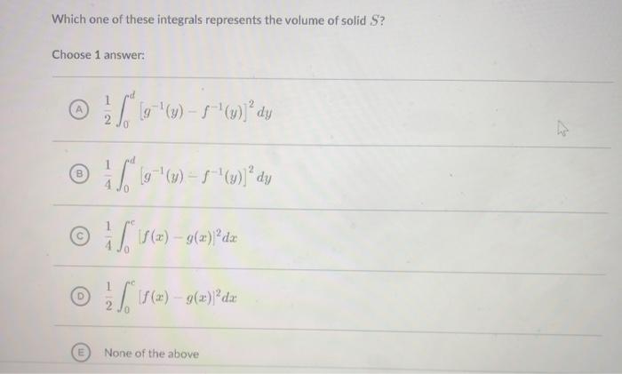 Solved The base of a solid S is the region bounded by the | Chegg.com
