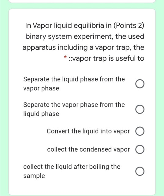 Solved In Vapor Liquid Equilibria In (Points 2) Binary | Chegg.com