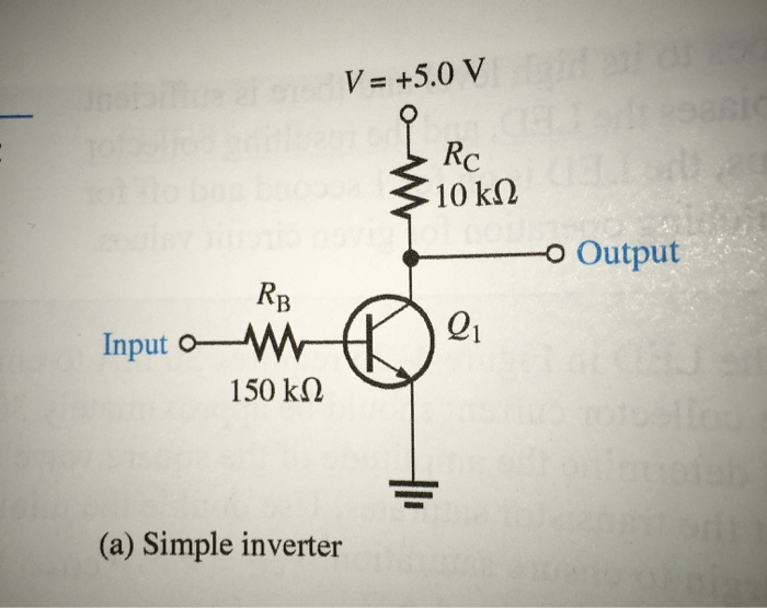 Solved (A)what input Voltage is required to saturate the | Chegg.com