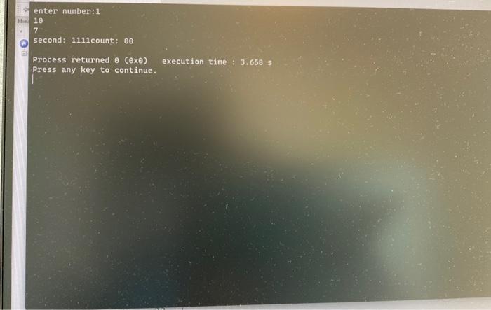 Solved why the result is 1111 when i print out second %2 ( | Chegg.com