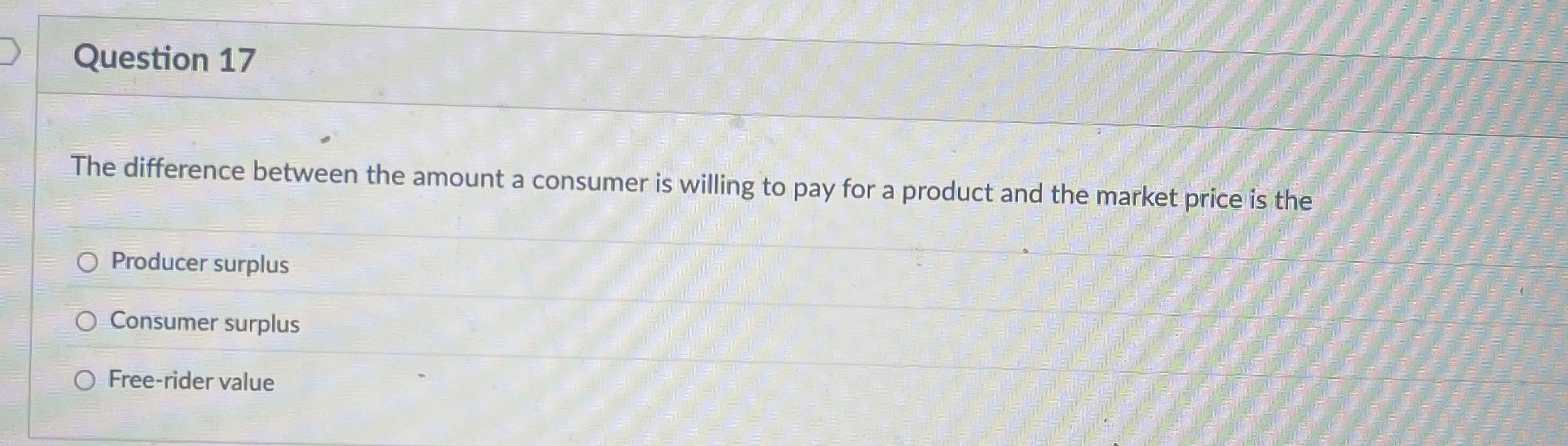 Solved Question 17The difference between the amount a | Chegg.com