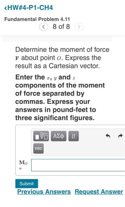 Solved Fundamental Problem 4.11 8 Of 8 Consider. Assume | Chegg.com