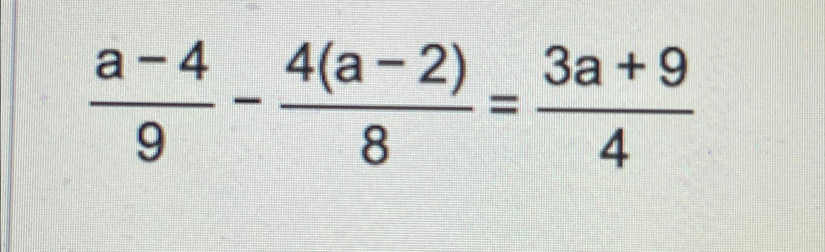 2a 9 and 3a 4