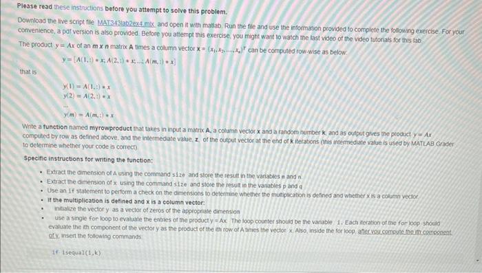 Please read these instructions before you attempt to | Chegg.com