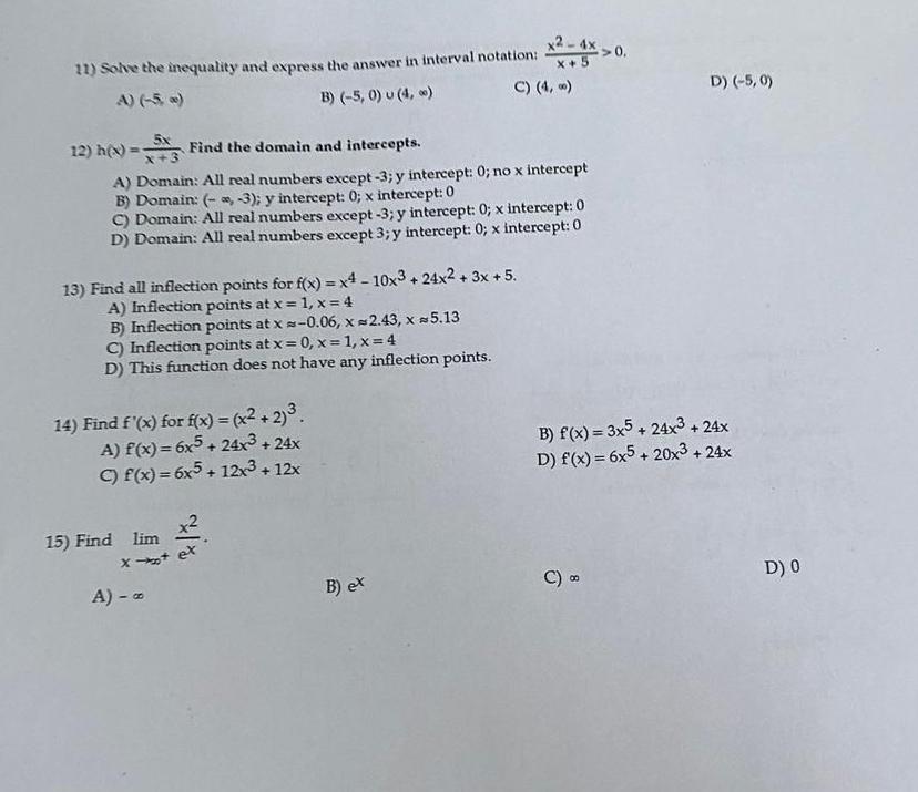 Solved Solve the inequality and express the answer in | Chegg.com