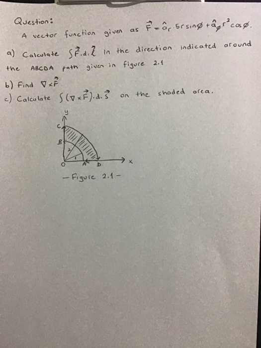 Solved A Vector Function Giver As F Or 5rsino Caso Chegg Com