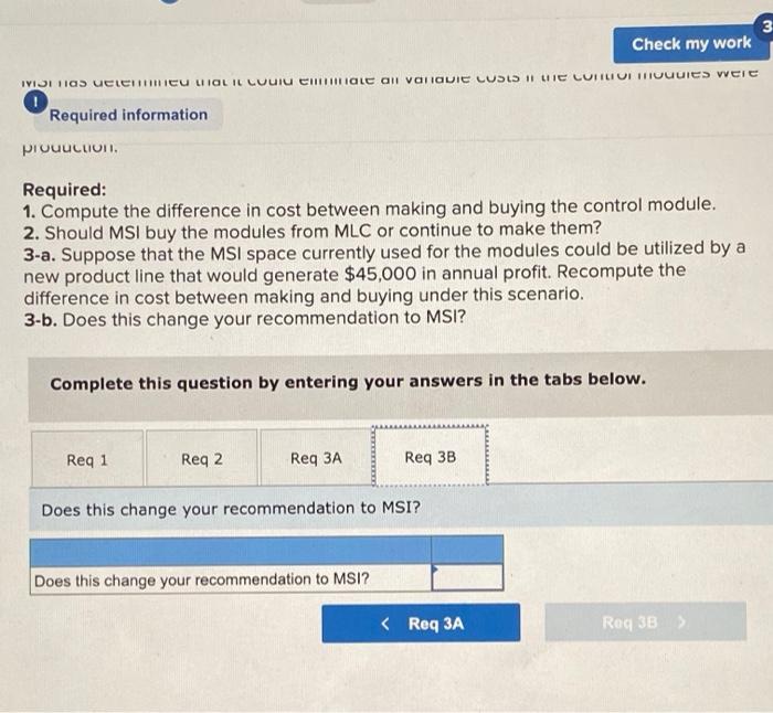 Solved Part 1 of 3 Required: 1. Compute the difference in | Chegg.com