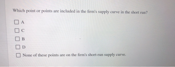 Solved The graph shows the cost curves of an individual firm | Chegg.com