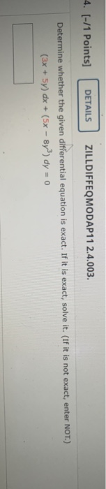 Solved 13. (- 3 Points] Details Zilldiffeqmodap11 2.3.019. 