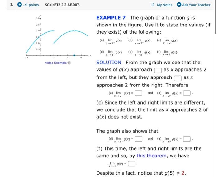 Solved 1 Points Scalcet8 2 2 Ae 007 B My Notes 3 Ask Chegg Com