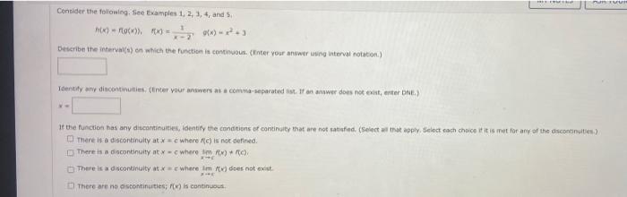 Solved TU Consider the following. See Examples 1, 2, 3, 4, | Chegg.com