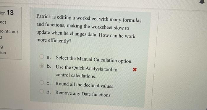 Solved Question 2 Incorrect Amanda wants to calculate | Chegg.com