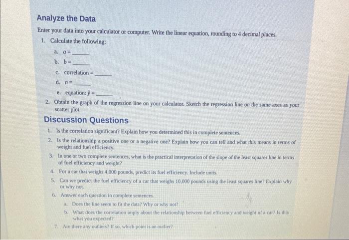 Collect the Data Find a reputable source that | Chegg.com