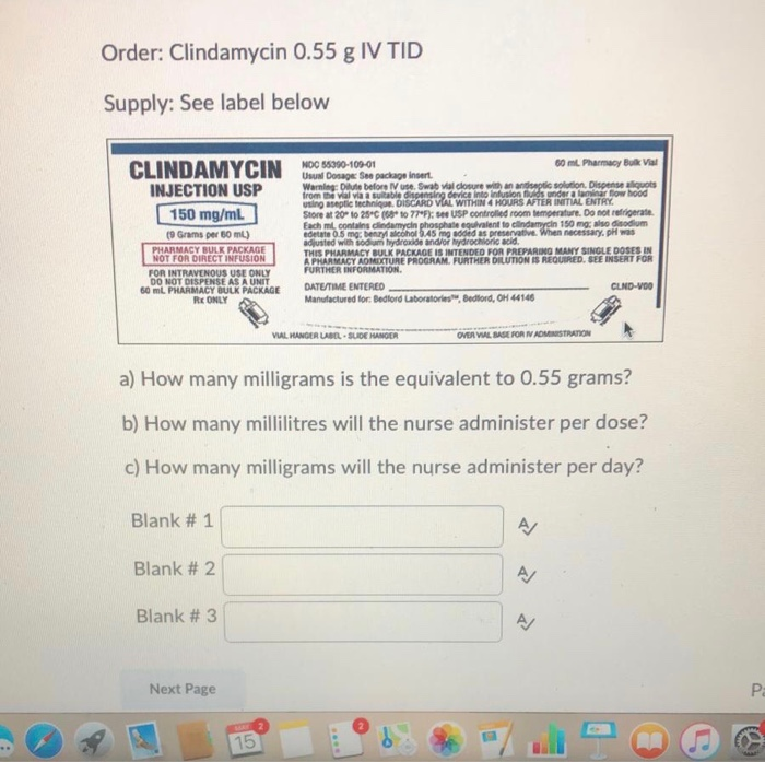 Order Clindamycin