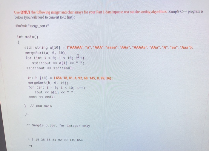 In Chapter 10, you have learned the Big O Notation of | Chegg.com