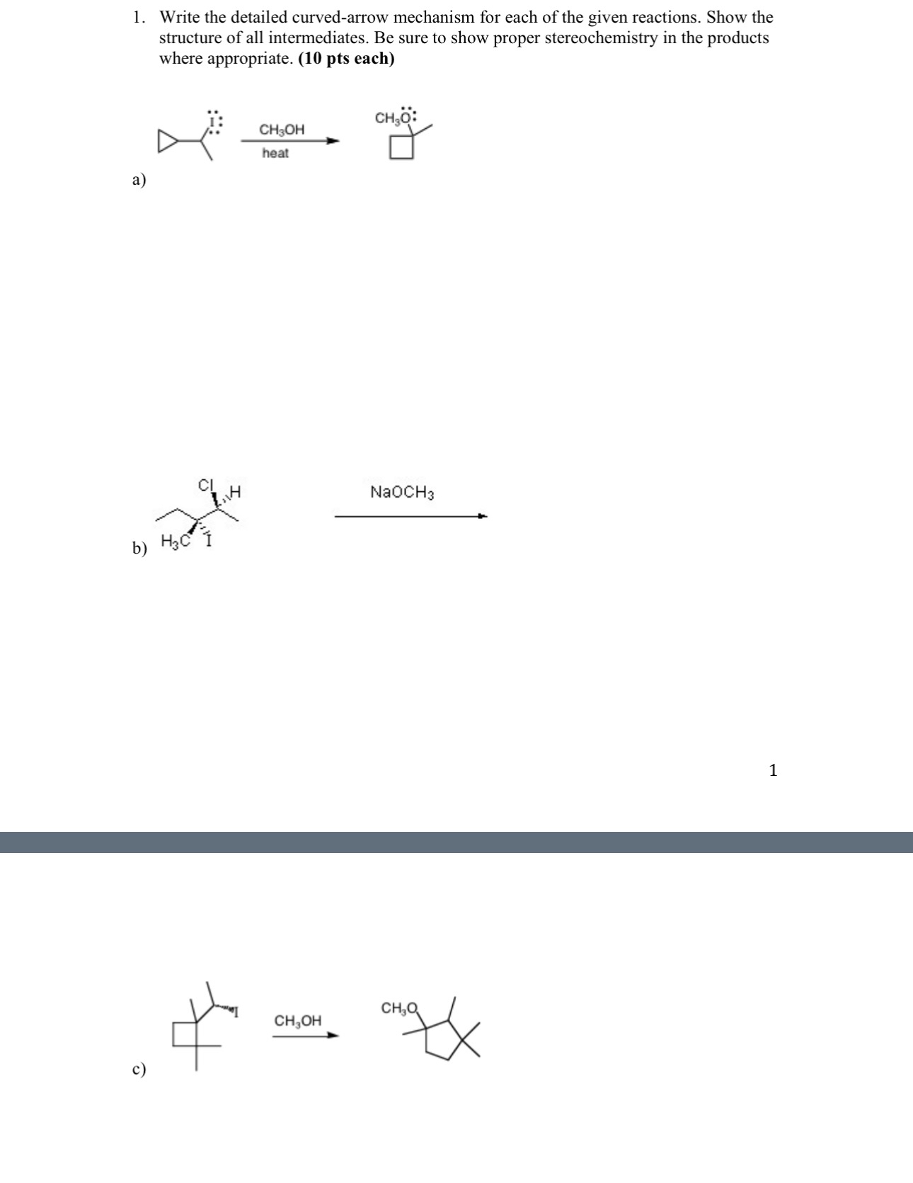 Solved Write The Detailed Curved Arrow Mechanism For Each Of Chegg Com