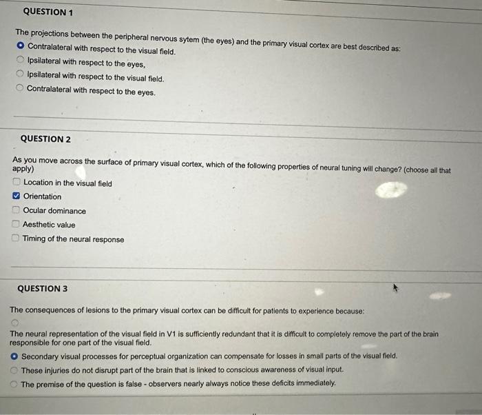 Solved The projections between the peripheral nervous sytem | Chegg.com