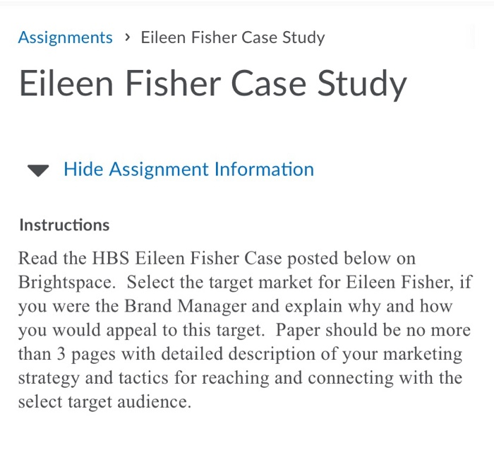 eileen fisher repositioning the brand eileen fisher repositioning the brand