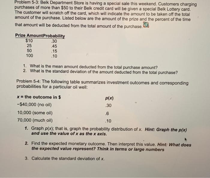solved-problem-5-3-belk-department-store-is-having-a-chegg