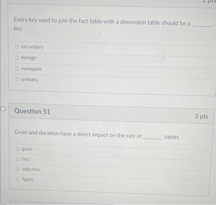 Solved Question 44 2 pts Which of the following is NOT a | Chegg.com