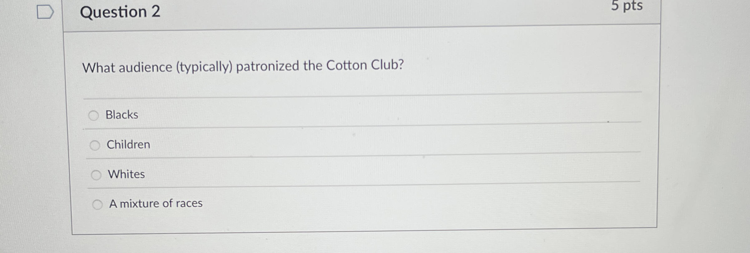 Solved Question 25 ﻿ptsWhat audience (typically) ﻿patronized | Chegg.com