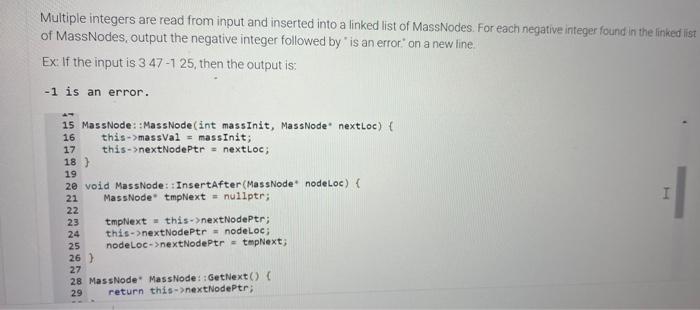 Solved Multiple integers are read from input and inserted | Chegg.com