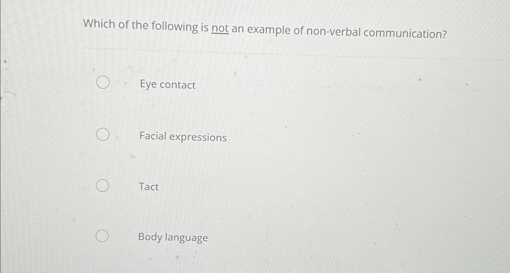 Solved Which of the following is not an example of | Chegg.com