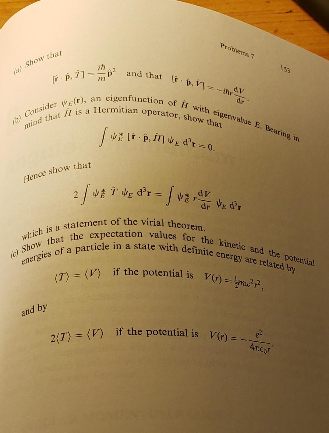 Solved 8 In This Question You Are Asked To Derive The Vi Chegg Com