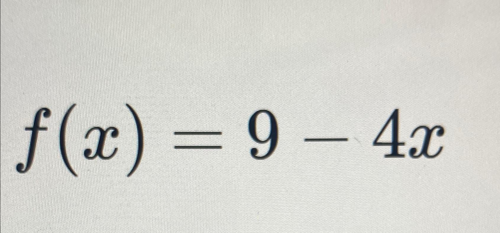 solved-f-x-9-4xslope-chegg