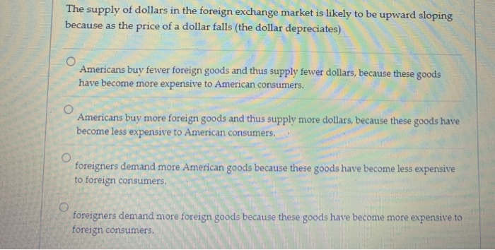 Solved If the prices in the United States decrease compared | Chegg.com