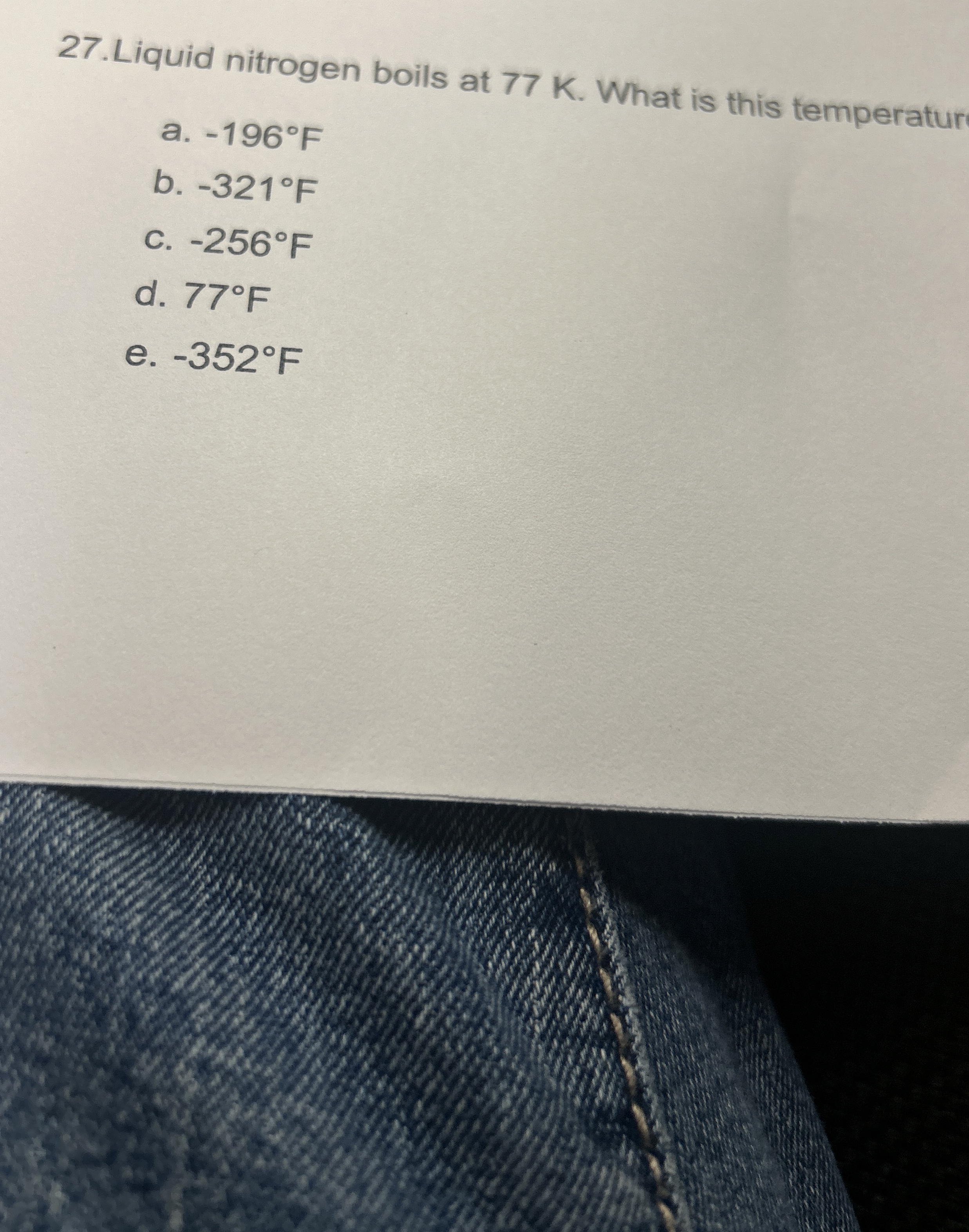 Solved Liquid nitrogen boils at 77 ﻿K . ﻿What is this