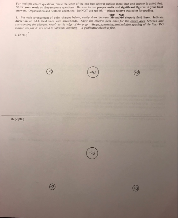 Solved For Multiple-choice Questions, Circle The Letter Of | Chegg.com